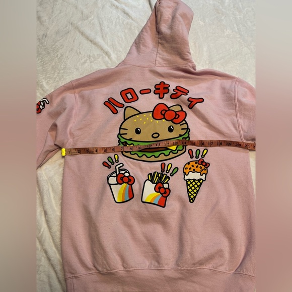 Hello Kitty Pink Japanese Fast food Hoodie - Picture 7 of 10
